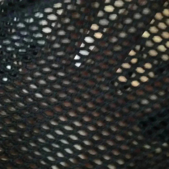 Fishnet Sports Bra - Breathable, Black (S) - Picture 3 of 3